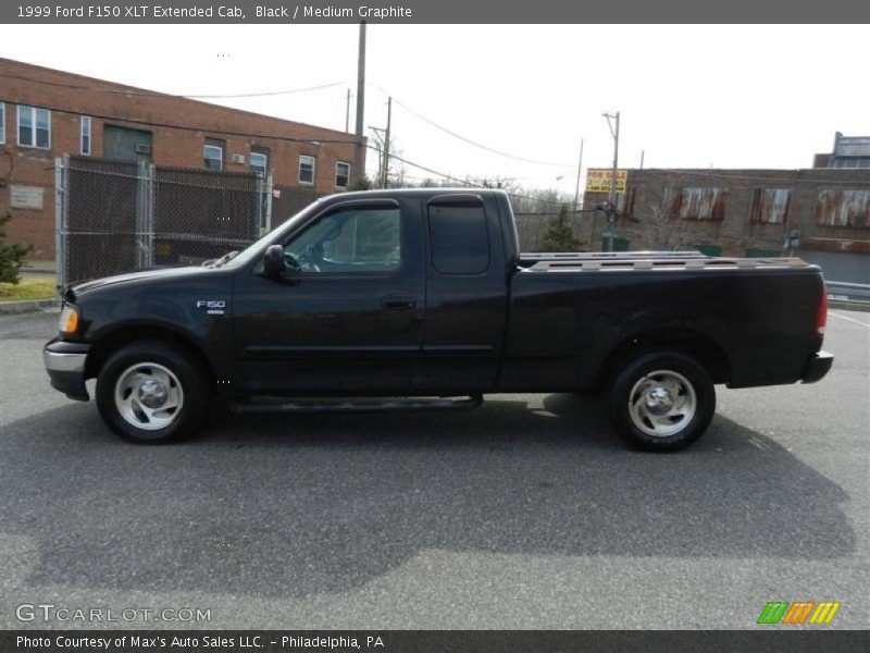 Black / Medium Graphite 1999 Ford F150 XLT Extended Cab
