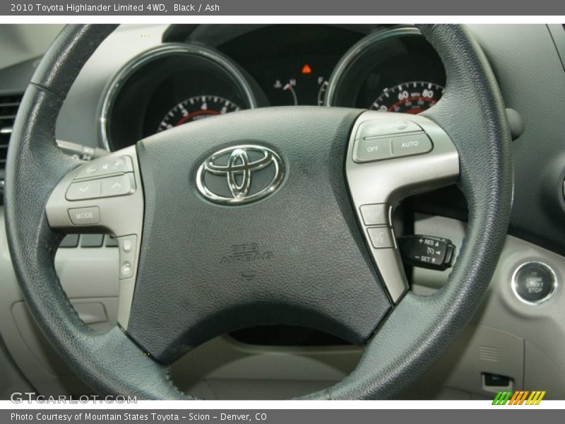 Black / Ash 2010 Toyota Highlander Limited 4WD