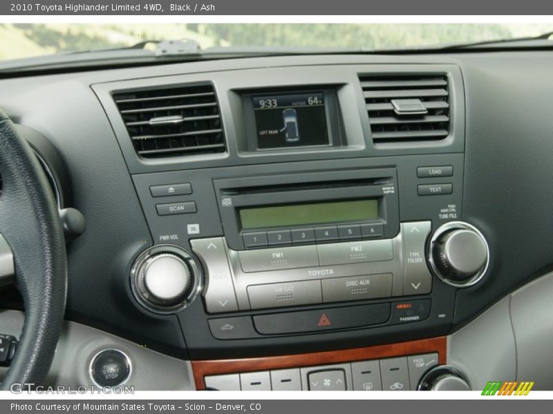 Black / Ash 2010 Toyota Highlander Limited 4WD