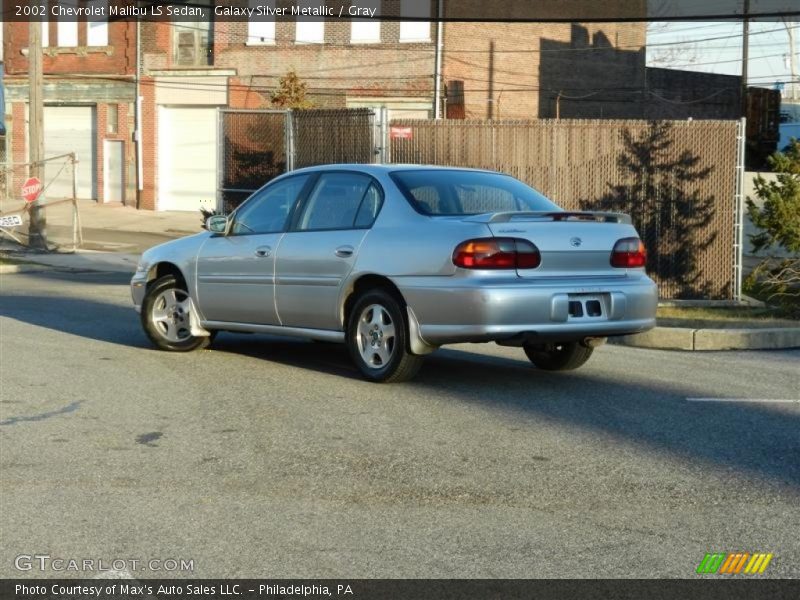 Galaxy Silver Metallic / Gray 2002 Chevrolet Malibu LS Sedan
