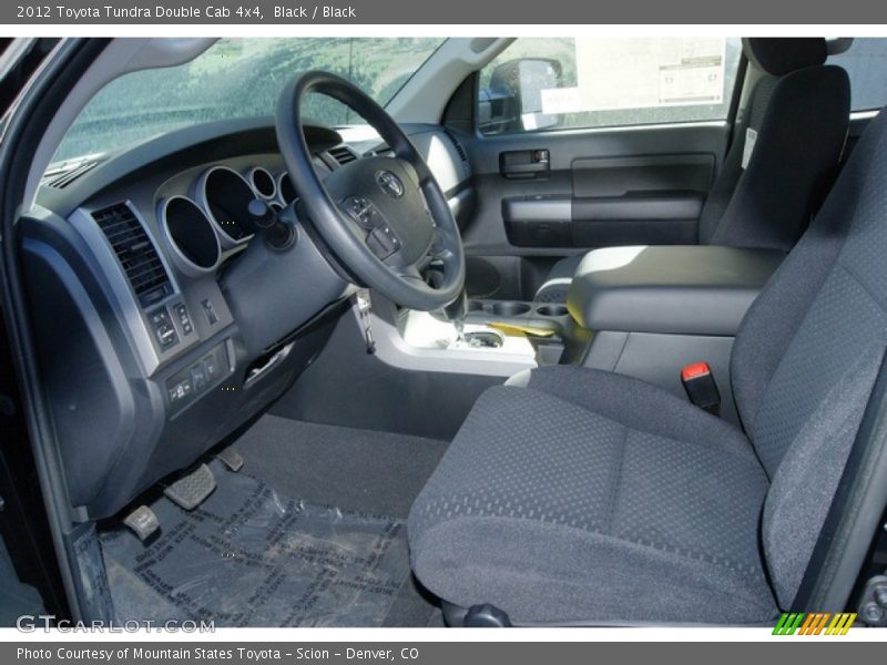 Black / Black 2012 Toyota Tundra Double Cab 4x4