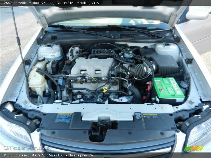 Galaxy Silver Metallic / Gray 2002 Chevrolet Malibu LS Sedan