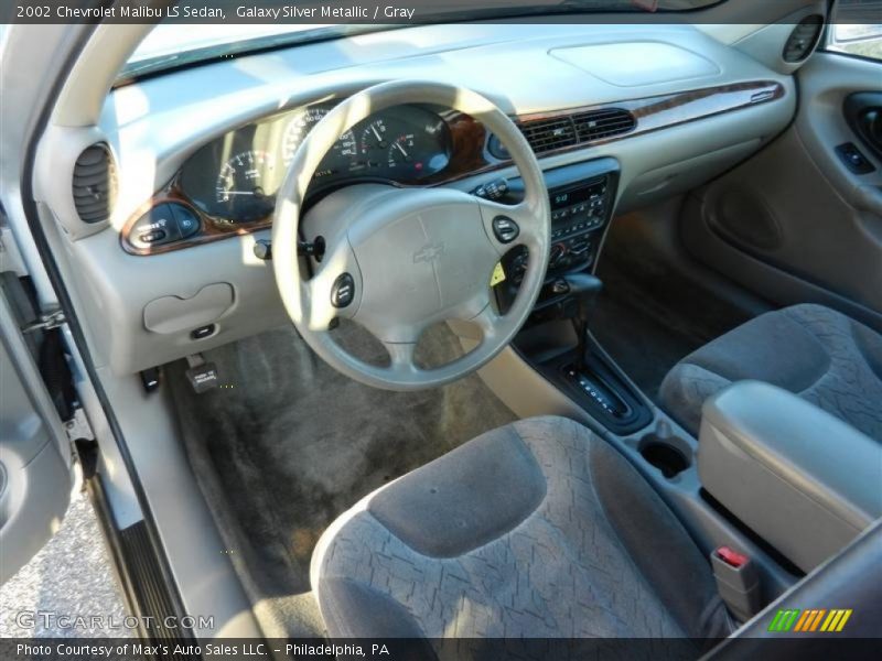 Galaxy Silver Metallic / Gray 2002 Chevrolet Malibu LS Sedan
