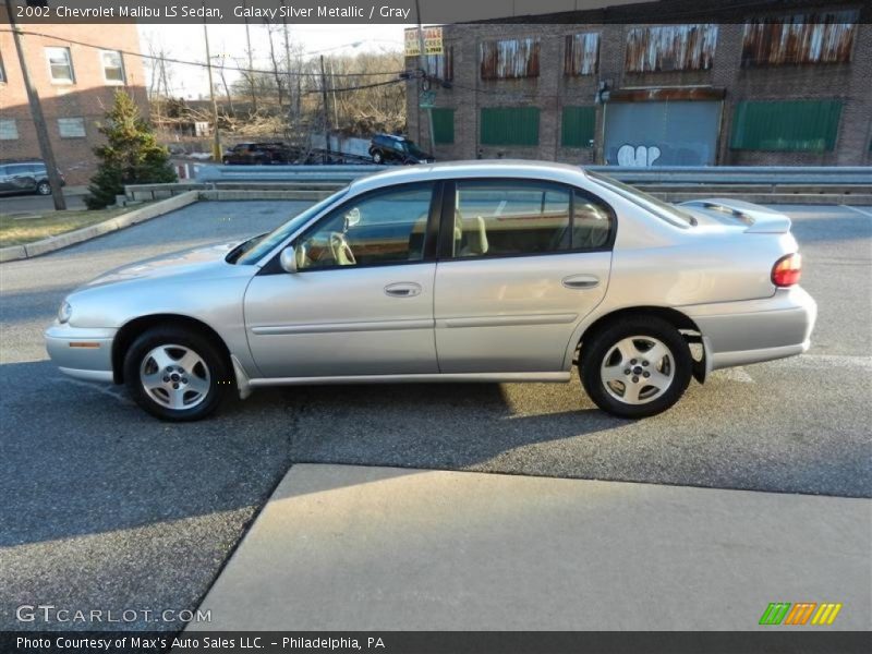 Galaxy Silver Metallic / Gray 2002 Chevrolet Malibu LS Sedan