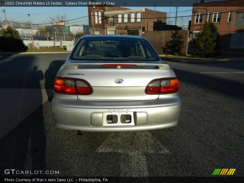 Galaxy Silver Metallic / Gray 2002 Chevrolet Malibu LS Sedan