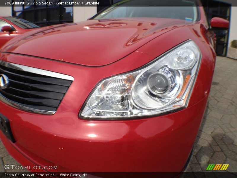 Garnet Ember / Graphite 2009 Infiniti G 37 x S Sedan