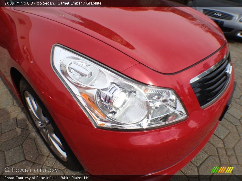 Garnet Ember / Graphite 2009 Infiniti G 37 x S Sedan