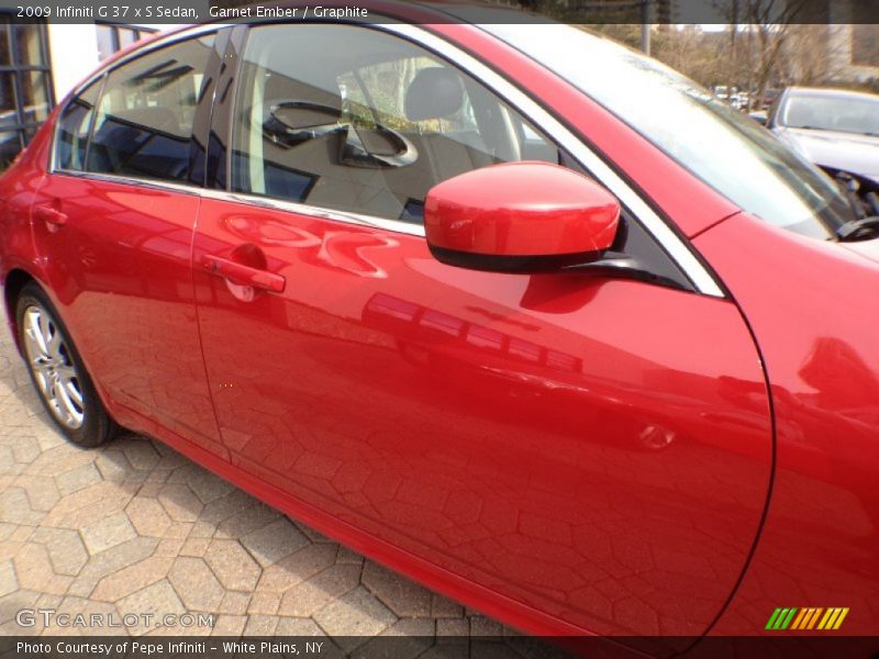 Garnet Ember / Graphite 2009 Infiniti G 37 x S Sedan