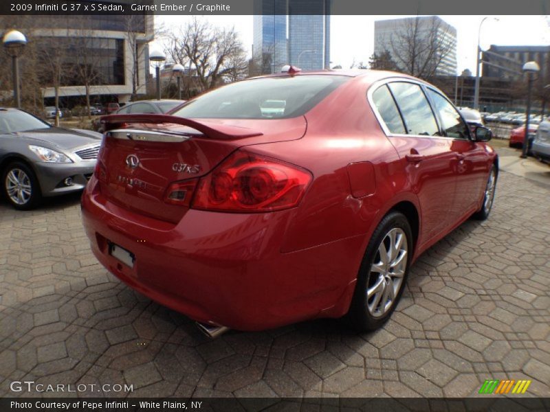 Garnet Ember / Graphite 2009 Infiniti G 37 x S Sedan