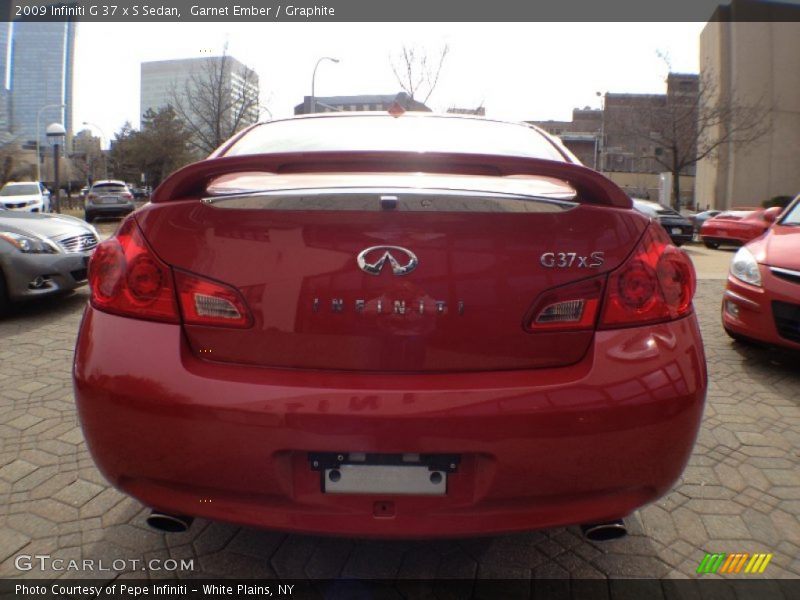 Garnet Ember / Graphite 2009 Infiniti G 37 x S Sedan