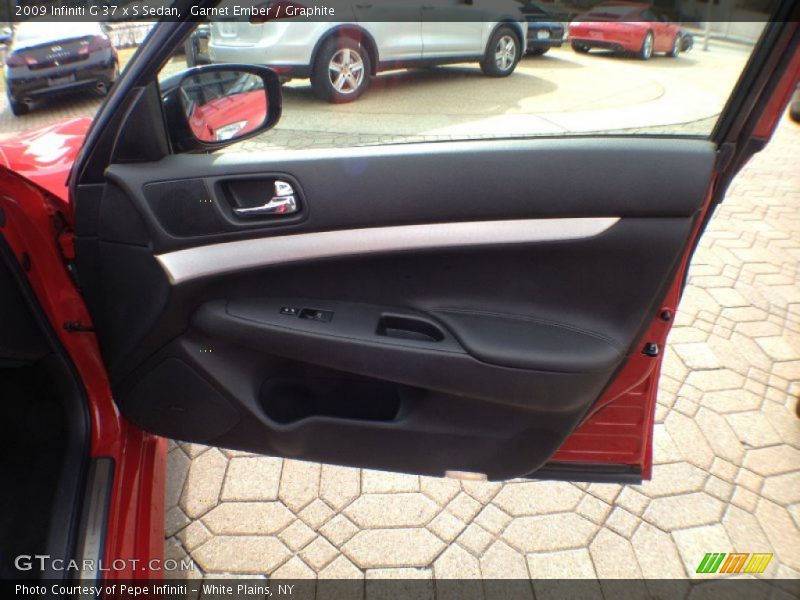 Garnet Ember / Graphite 2009 Infiniti G 37 x S Sedan