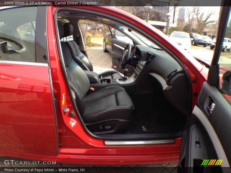 Garnet Ember / Graphite 2009 Infiniti G 37 x S Sedan
