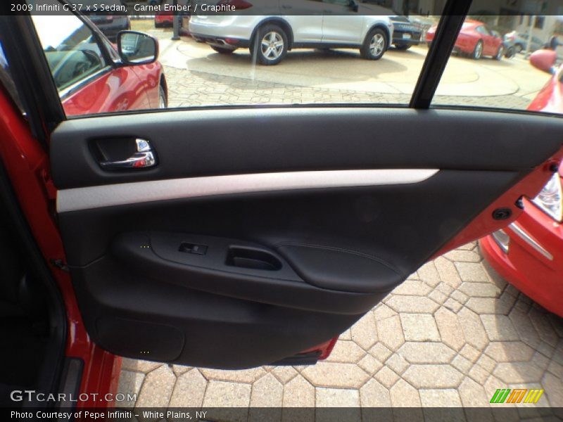 Garnet Ember / Graphite 2009 Infiniti G 37 x S Sedan