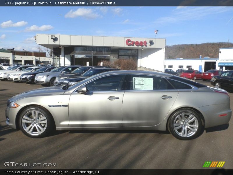 Cashmere Metallic / Cashew/Truffle 2012 Jaguar XJ XJL Portfolio