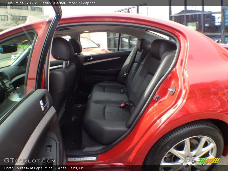 Garnet Ember / Graphite 2009 Infiniti G 37 x S Sedan