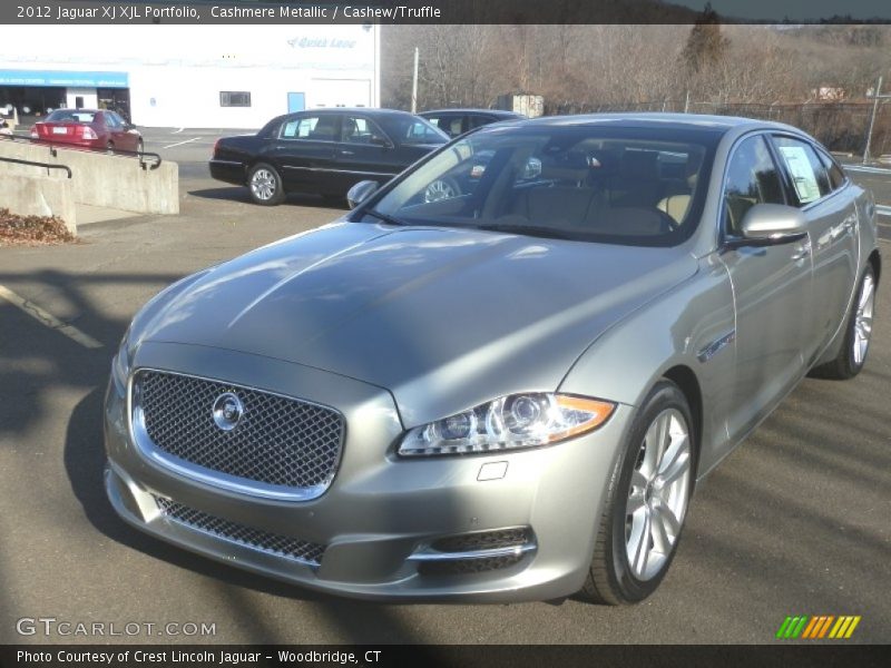 Cashmere Metallic / Cashew/Truffle 2012 Jaguar XJ XJL Portfolio