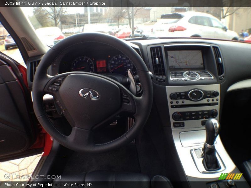 Garnet Ember / Graphite 2009 Infiniti G 37 x S Sedan