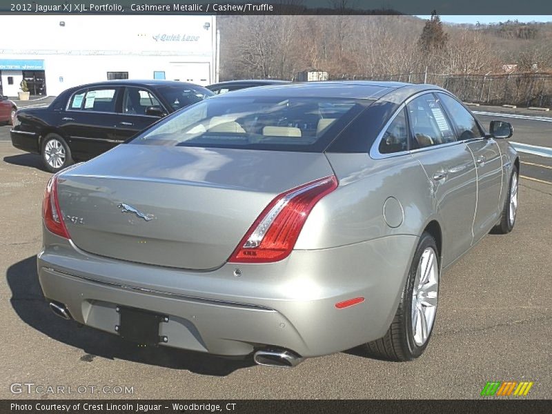 Cashmere Metallic / Cashew/Truffle 2012 Jaguar XJ XJL Portfolio