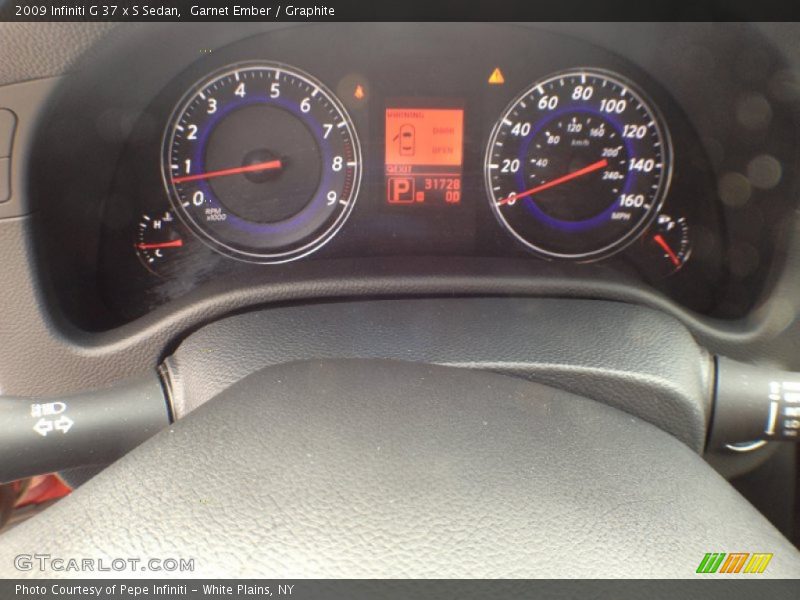 Garnet Ember / Graphite 2009 Infiniti G 37 x S Sedan