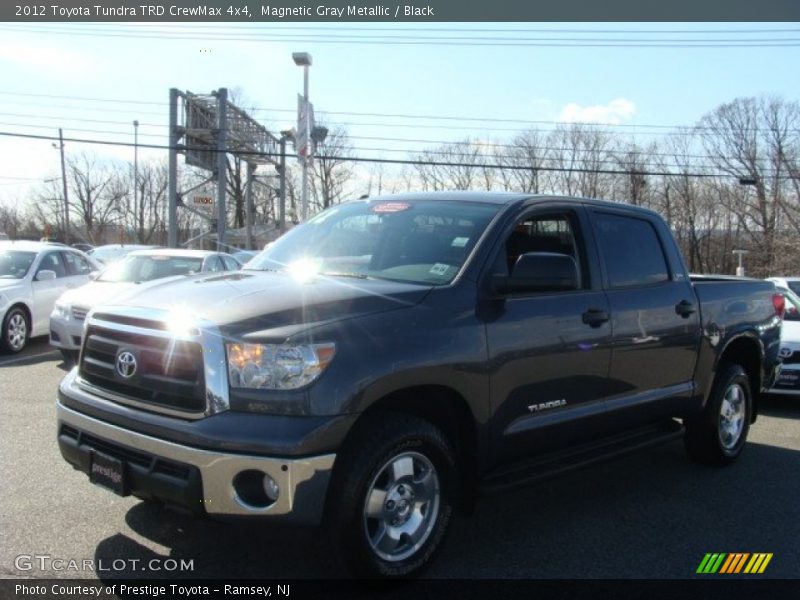 Magnetic Gray Metallic / Black 2012 Toyota Tundra TRD CrewMax 4x4