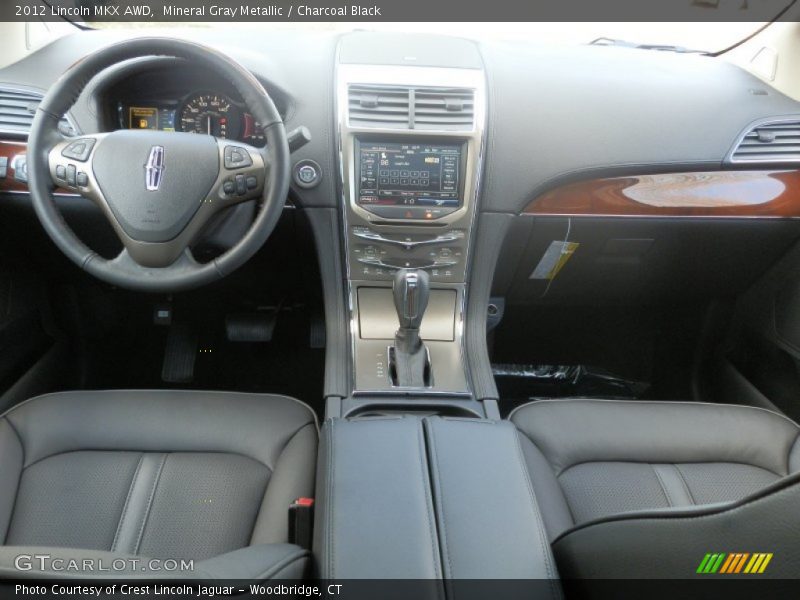 Mineral Gray Metallic / Charcoal Black 2012 Lincoln MKX AWD