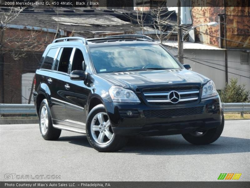 Black / Black 2008 Mercedes-Benz GL 450 4Matic