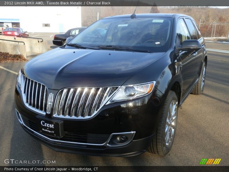 Tuxedo Black Metallic / Charcoal Black 2012 Lincoln MKX AWD