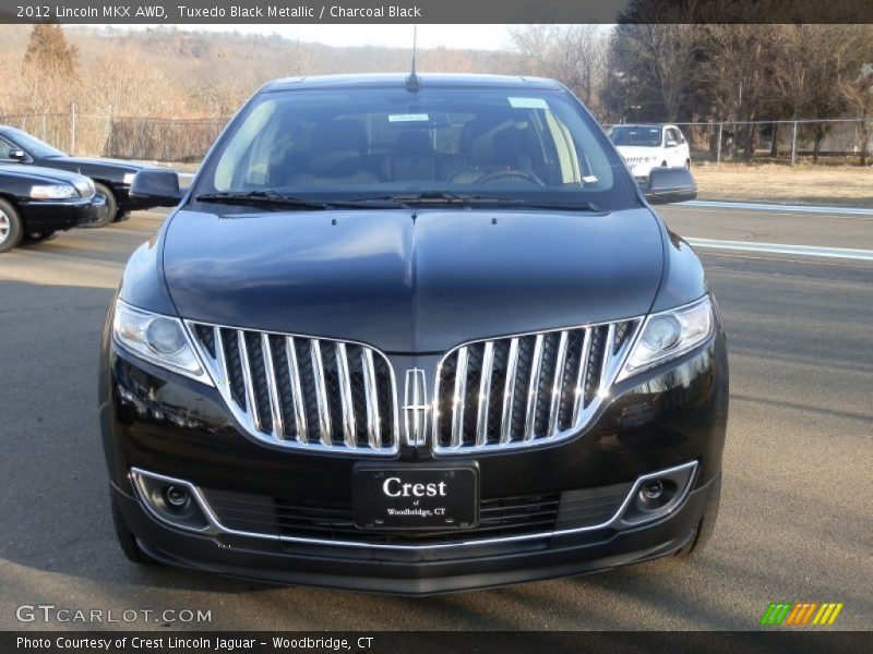Tuxedo Black Metallic / Charcoal Black 2012 Lincoln MKX AWD