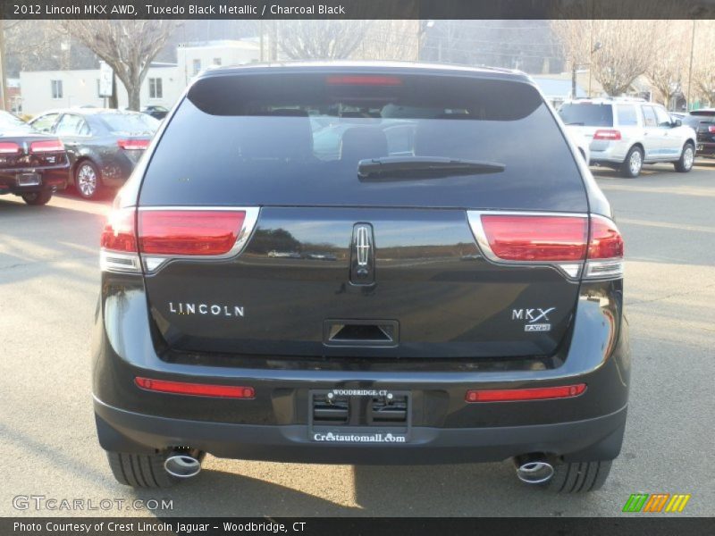 Tuxedo Black Metallic / Charcoal Black 2012 Lincoln MKX AWD