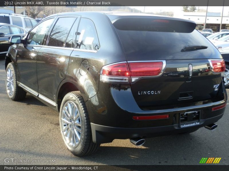Tuxedo Black Metallic / Charcoal Black 2012 Lincoln MKX AWD