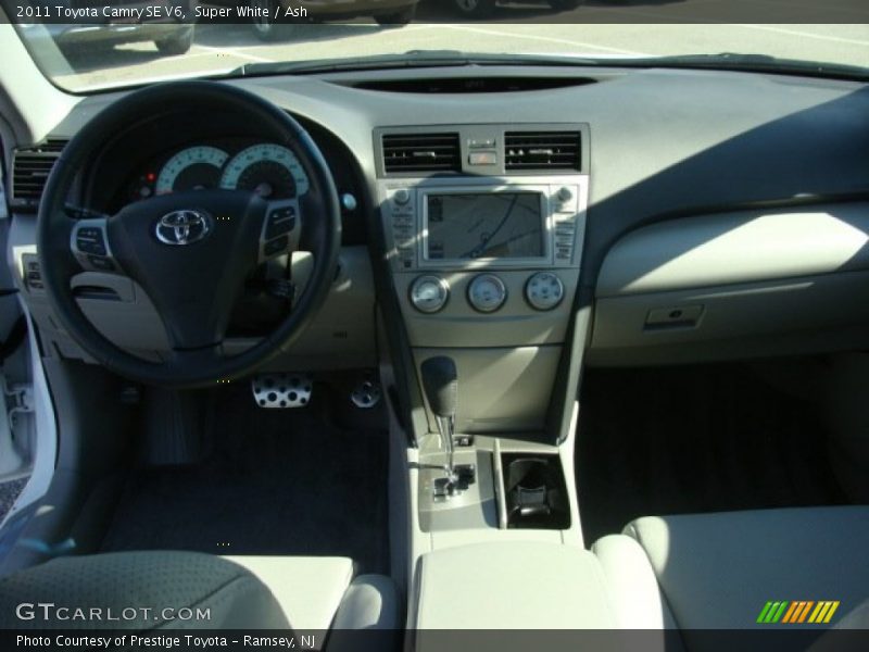 Super White / Ash 2011 Toyota Camry SE V6