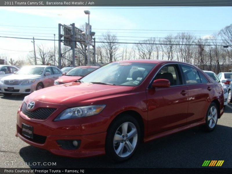 Barcelona Red Metallic / Ash 2011 Toyota Camry SE
