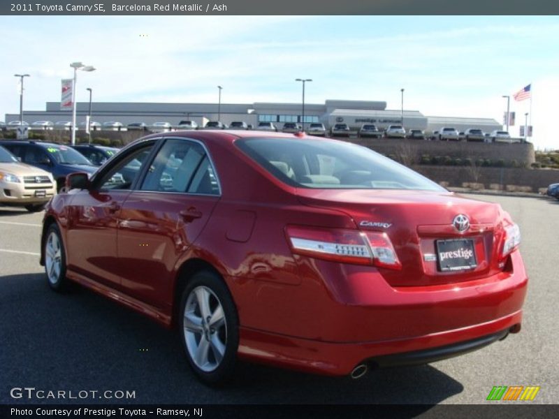 Barcelona Red Metallic / Ash 2011 Toyota Camry SE