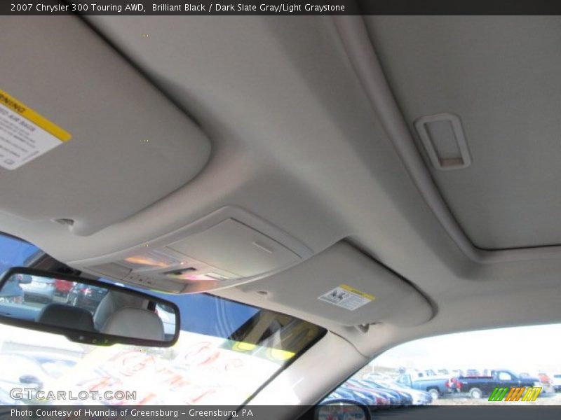 Brilliant Black / Dark Slate Gray/Light Graystone 2007 Chrysler 300 Touring AWD