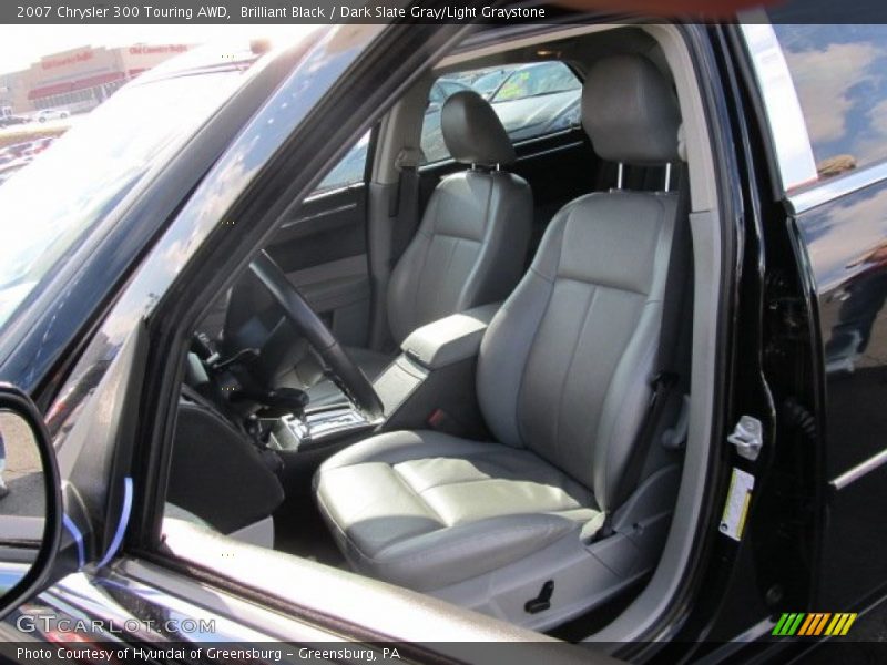 Brilliant Black / Dark Slate Gray/Light Graystone 2007 Chrysler 300 Touring AWD