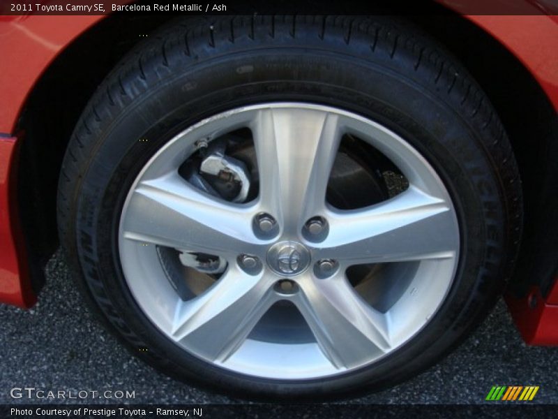 Barcelona Red Metallic / Ash 2011 Toyota Camry SE