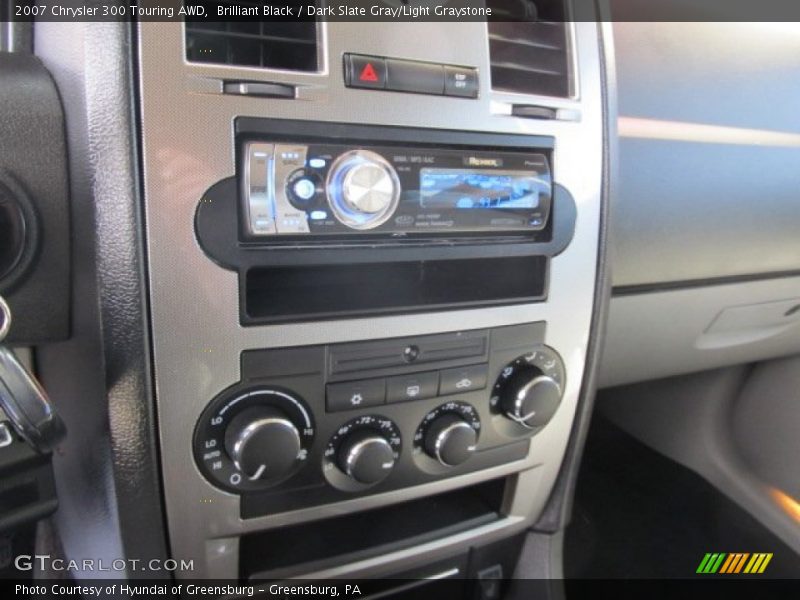 Brilliant Black / Dark Slate Gray/Light Graystone 2007 Chrysler 300 Touring AWD