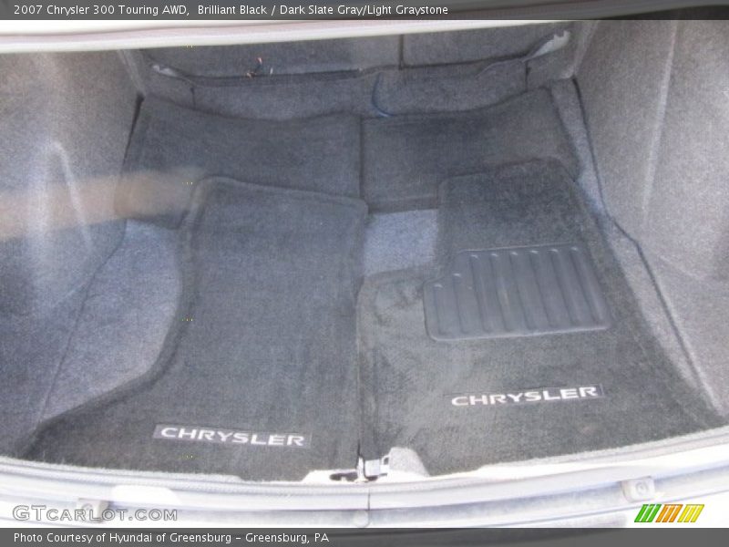 Brilliant Black / Dark Slate Gray/Light Graystone 2007 Chrysler 300 Touring AWD