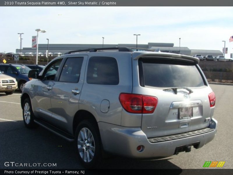 Silver Sky Metallic / Graphite 2010 Toyota Sequoia Platinum 4WD