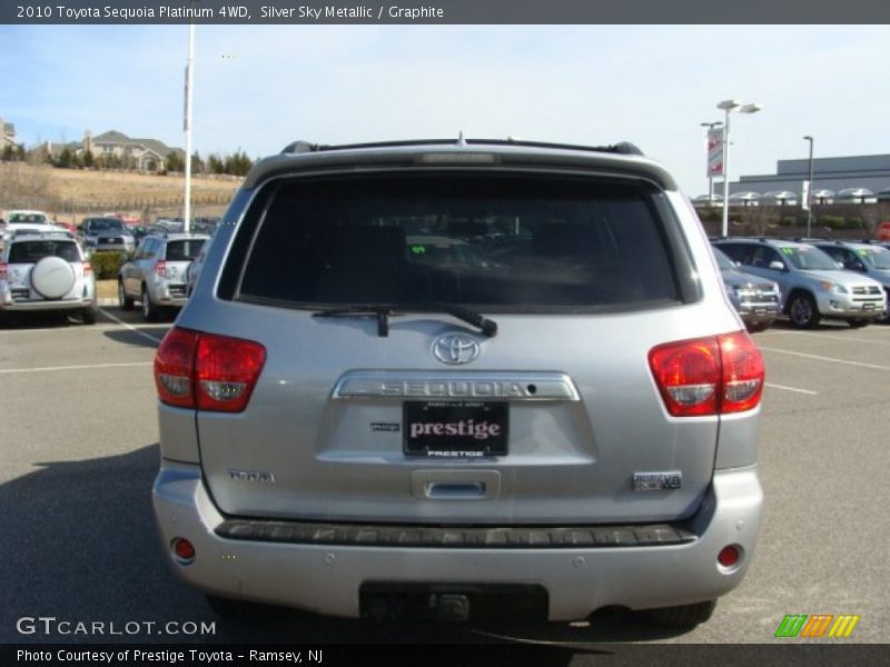 Silver Sky Metallic / Graphite 2010 Toyota Sequoia Platinum 4WD