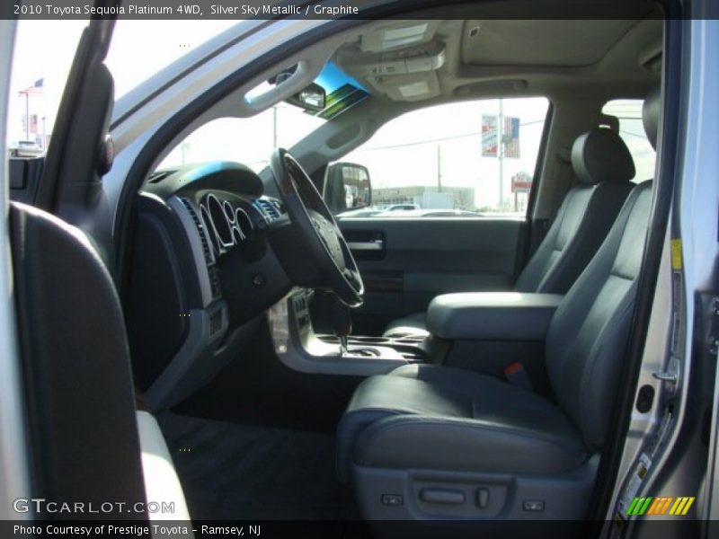 Silver Sky Metallic / Graphite 2010 Toyota Sequoia Platinum 4WD
