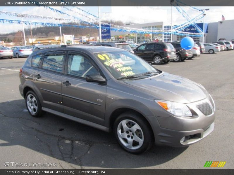 Moonstone Gray / Graphite 2007 Pontiac Vibe