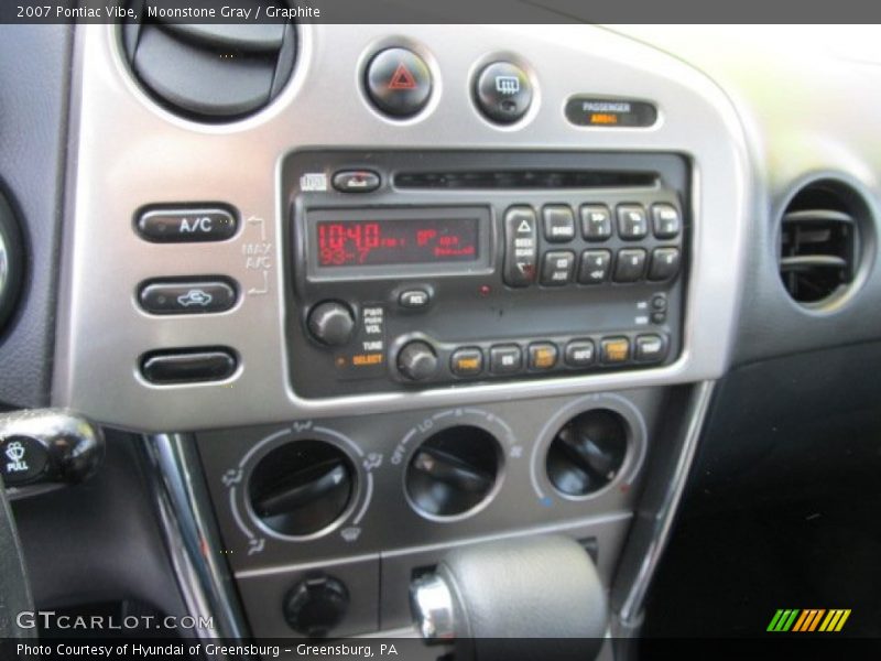 Moonstone Gray / Graphite 2007 Pontiac Vibe