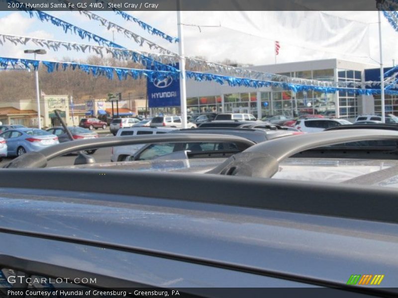 Steel Gray / Gray 2007 Hyundai Santa Fe GLS 4WD