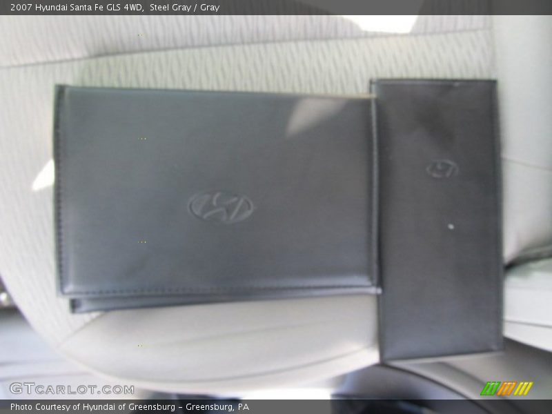 Steel Gray / Gray 2007 Hyundai Santa Fe GLS 4WD