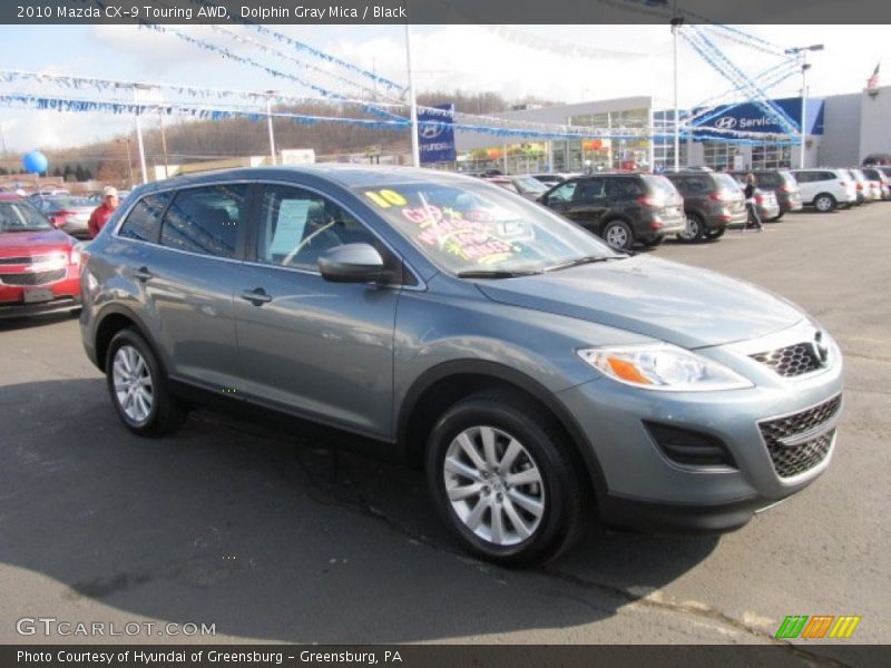 Dolphin Gray Mica / Black 2010 Mazda CX-9 Touring AWD
