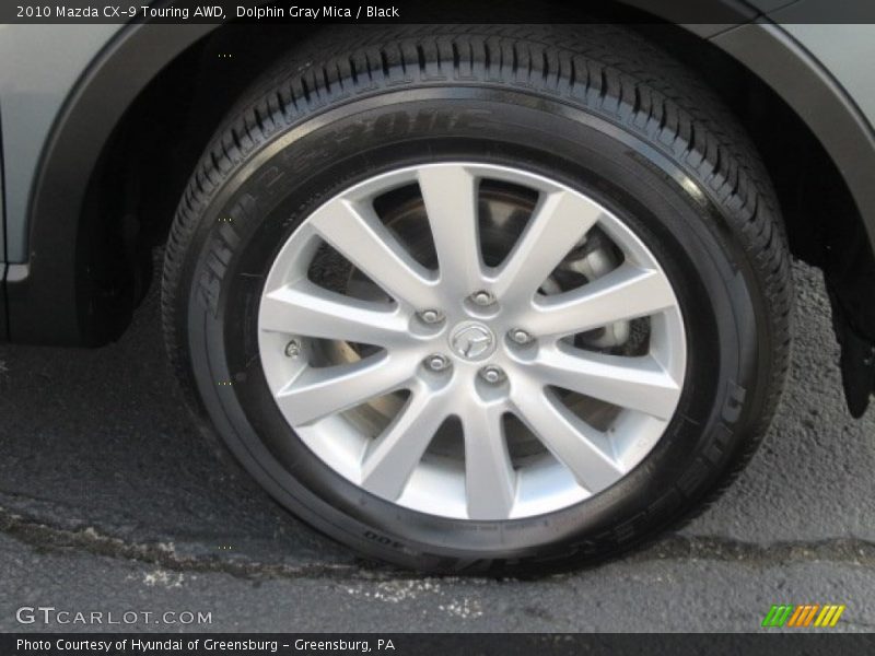 Dolphin Gray Mica / Black 2010 Mazda CX-9 Touring AWD