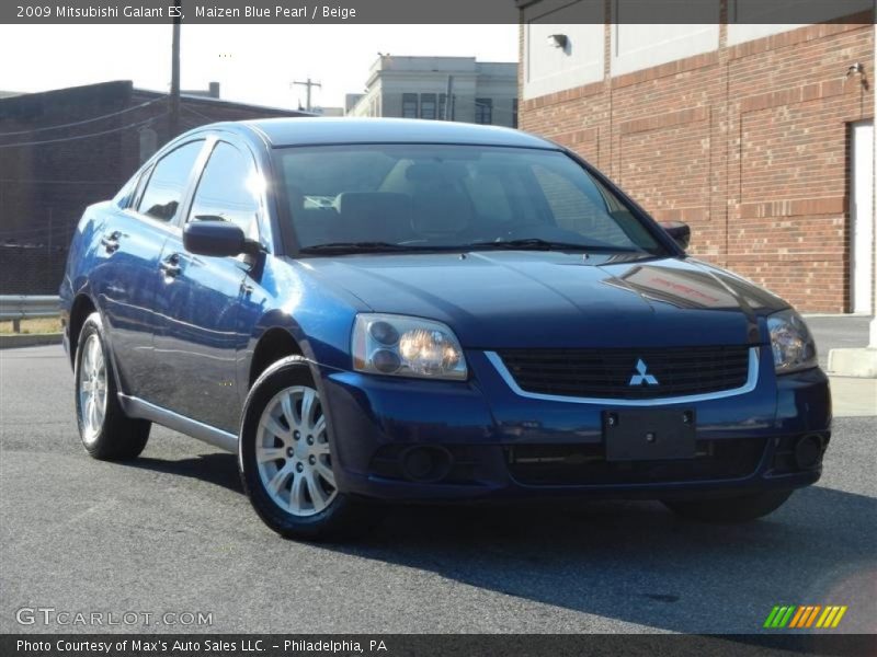 Maizen Blue Pearl / Beige 2009 Mitsubishi Galant ES