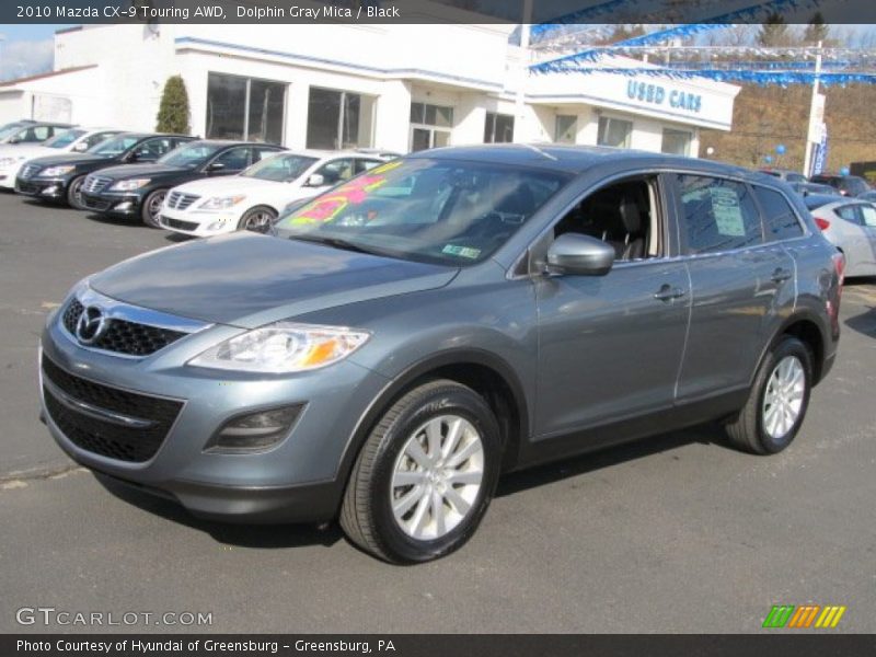 Dolphin Gray Mica / Black 2010 Mazda CX-9 Touring AWD