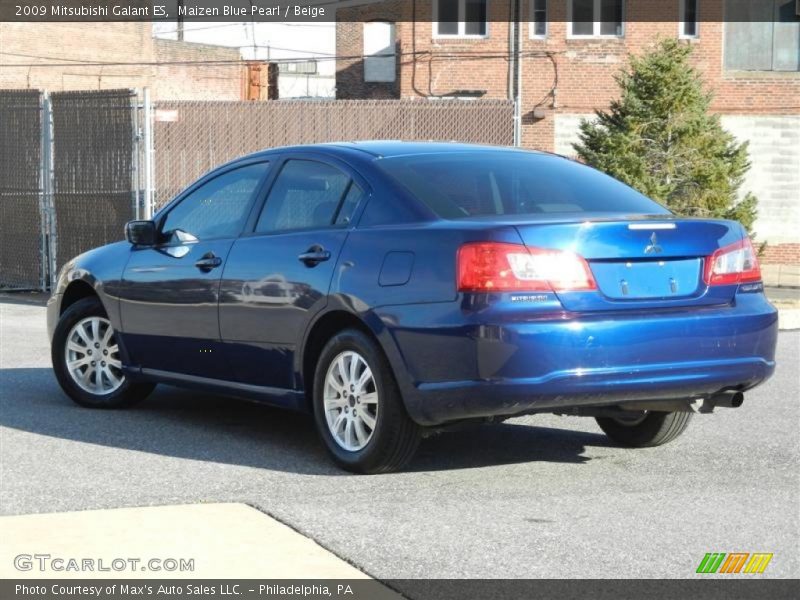 Maizen Blue Pearl / Beige 2009 Mitsubishi Galant ES